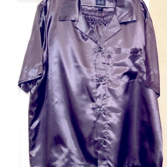 Pajamas mens size XL Majestic International new navy button closure 2 piece - Picture 1 of 3